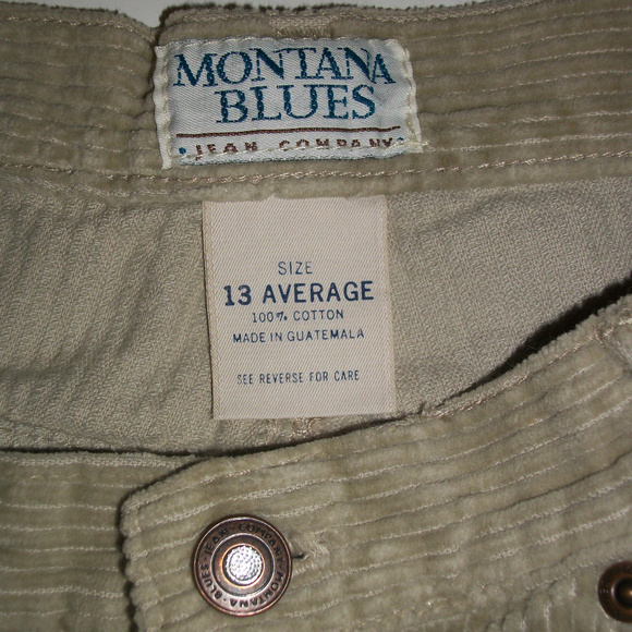 MONTANA BLUES 13 Average Corduroy Pants NWT - Picture 4 of 6